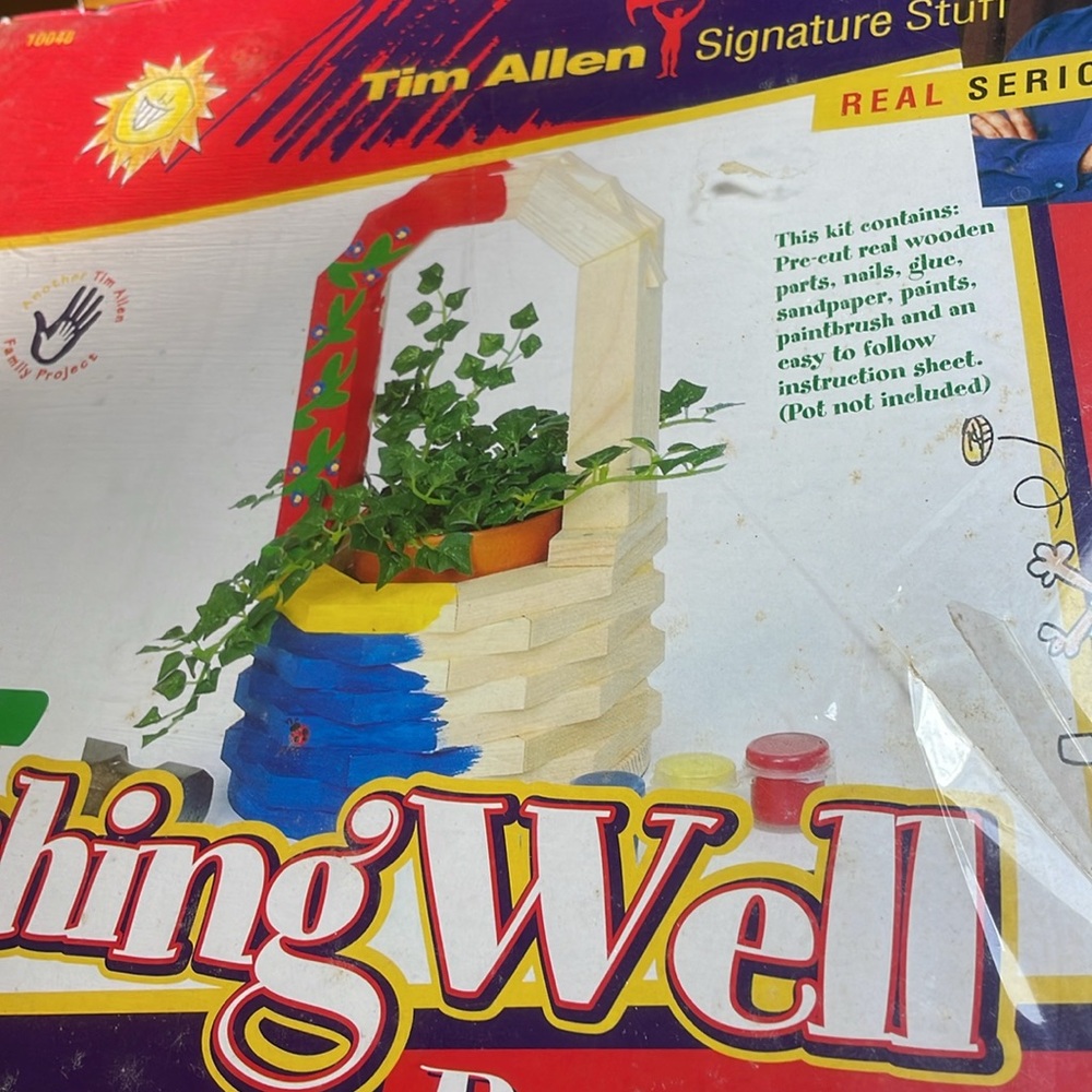 Sealed wishing well craft project